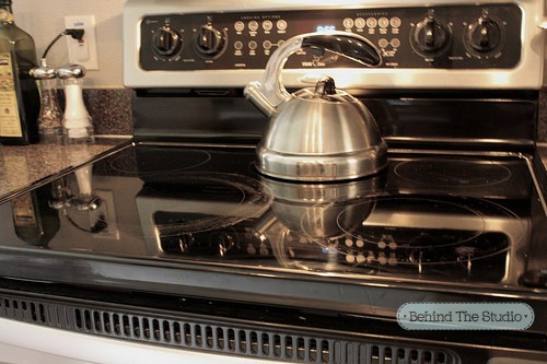 How do you clean a gas oven?